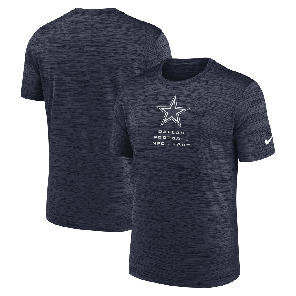 NFL Dallas Cowboys Nike Ball Carrier Velocity T-Shirt - Navy