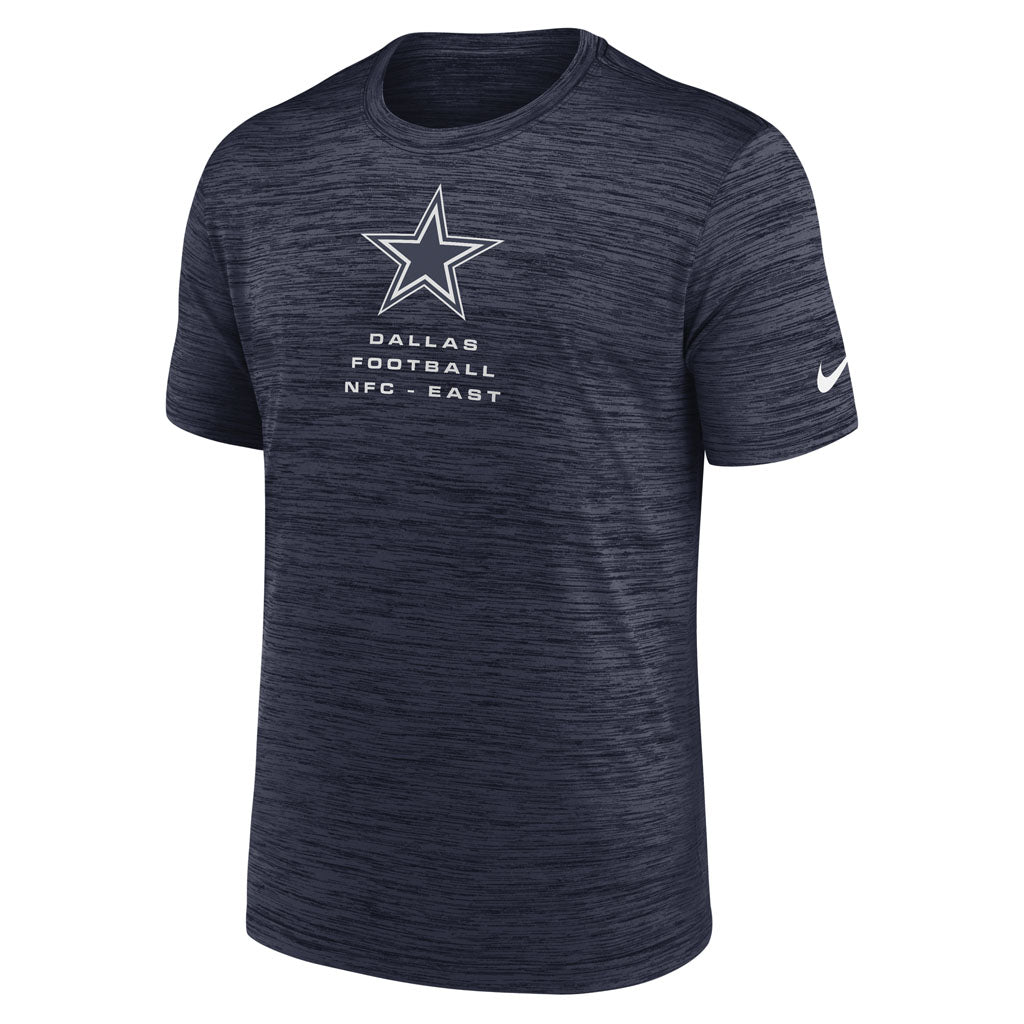 NFL Dallas Cowboys Nike Ball Carrier Velocity T-Shirt - Navy