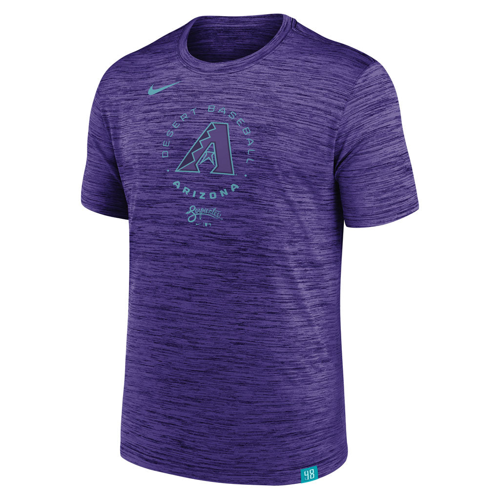 MLB Arizona Diamondbacks Nike City Connect Velocity T-Shirt - Purple