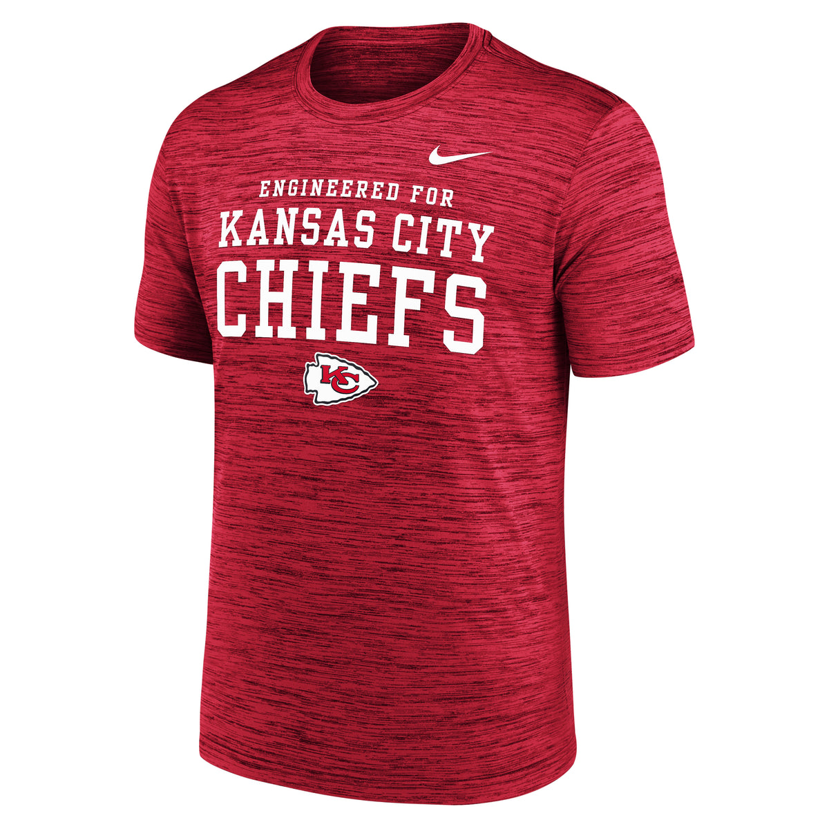 NFL Kansas City Chiefs Nike Know the Game Velocity T-Shirt- Red