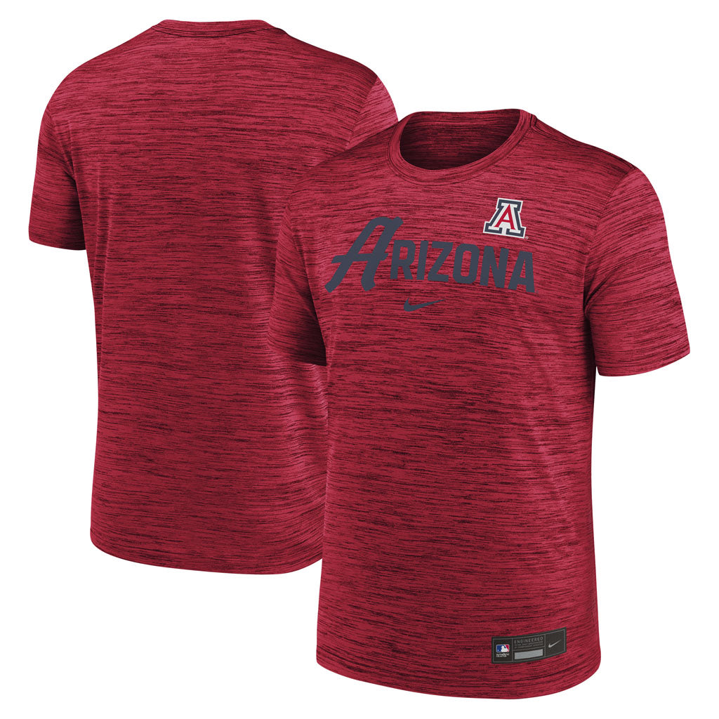 NCAA Arizona Wildcats Nike Script Velocity T-Shirt - Red