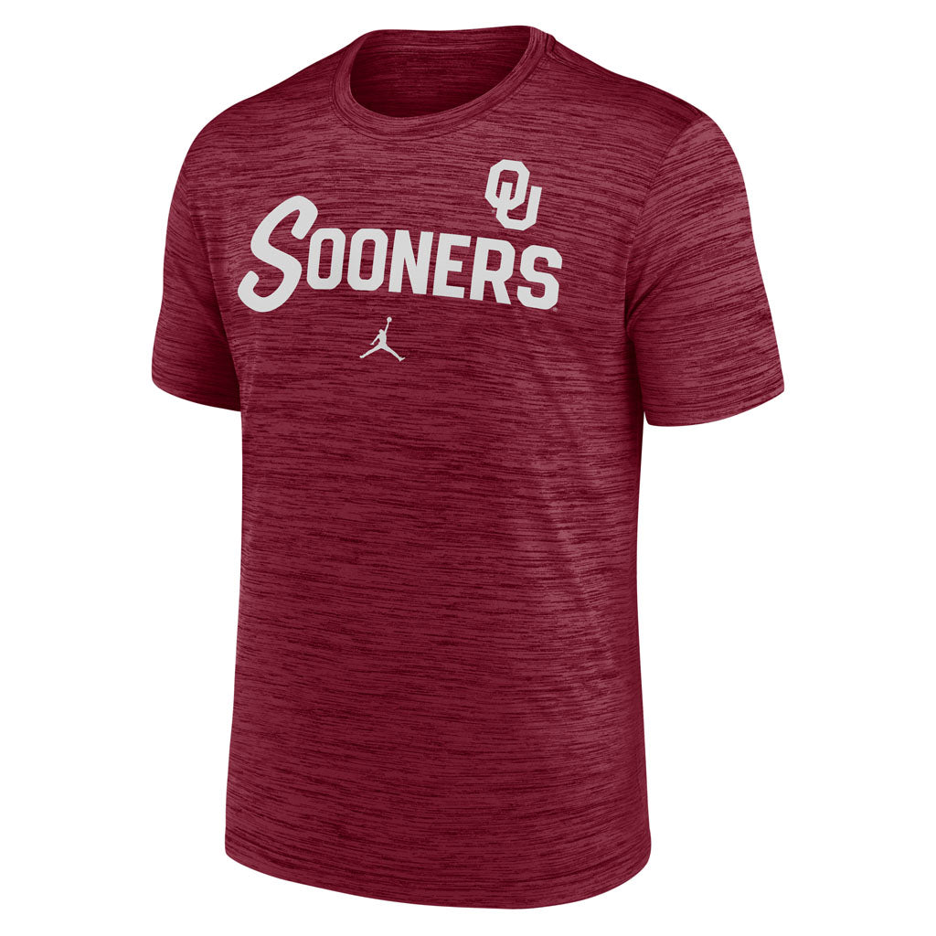 NCAA Oklahoma Sooners Nike Script Velocity T-Shirt - Red