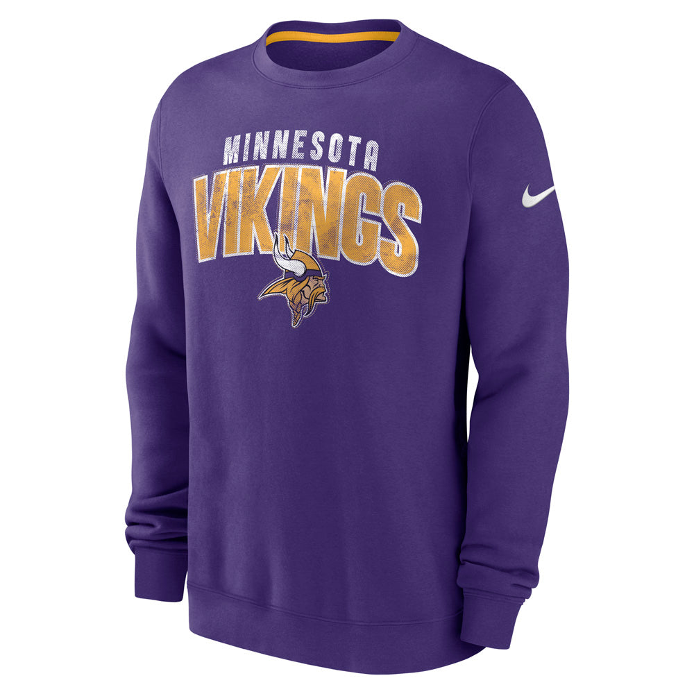 NFL Minnesota Vikings Nike Rewind Club Crew Sweatshirt