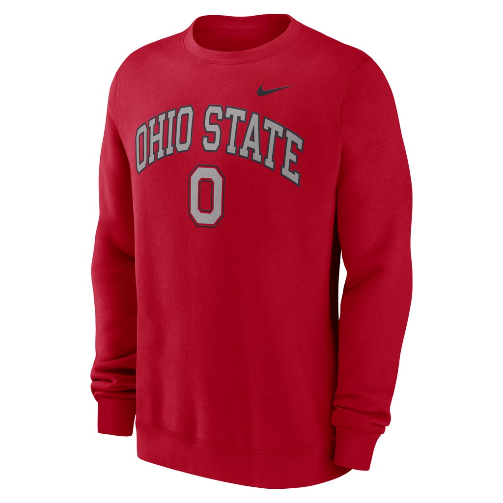 NCAA Ohio State Buckeyes Nike Classic Arch Crew - Red