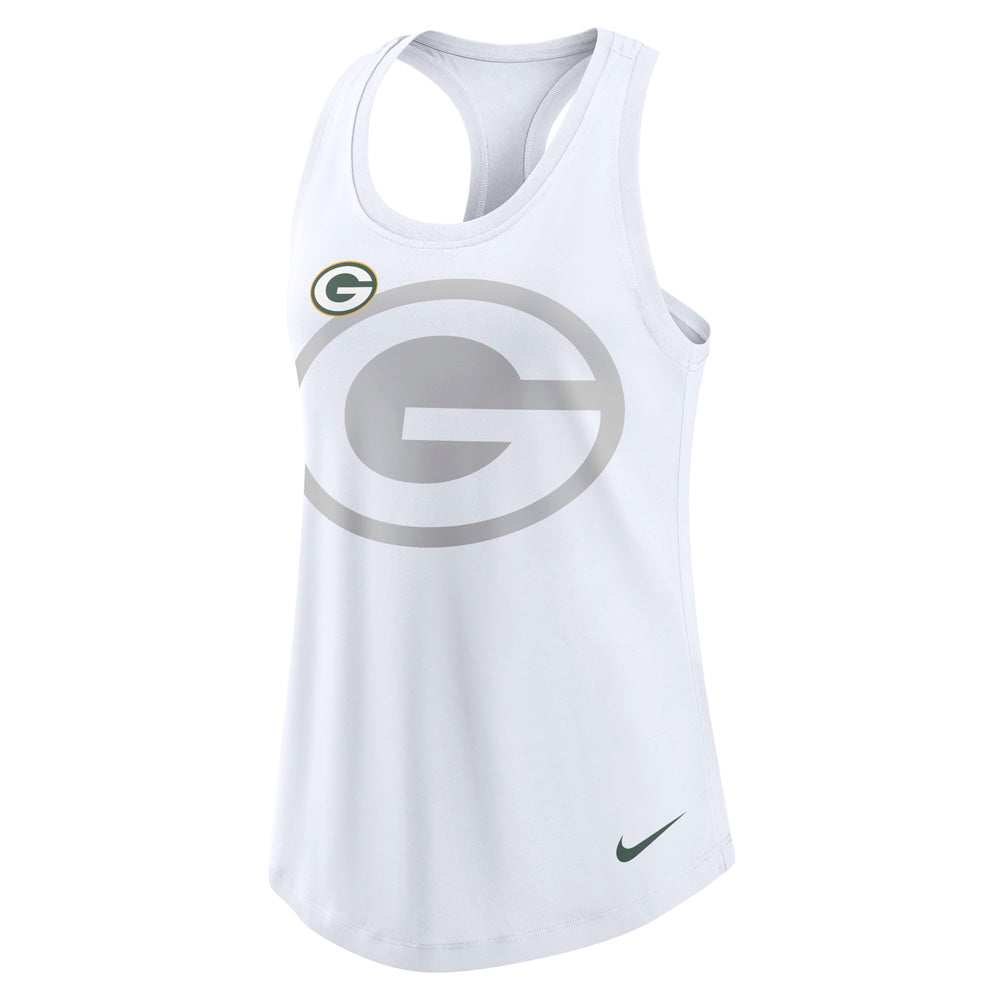 NFL Green Bay Packers Women&#39;s Nike Tri-Blend Racerback Tank Top