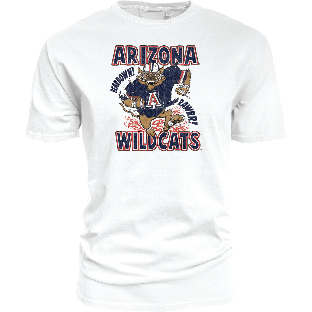 NCAA Arizona Wildcats Blue 84 Bearmode T-Shirt - White