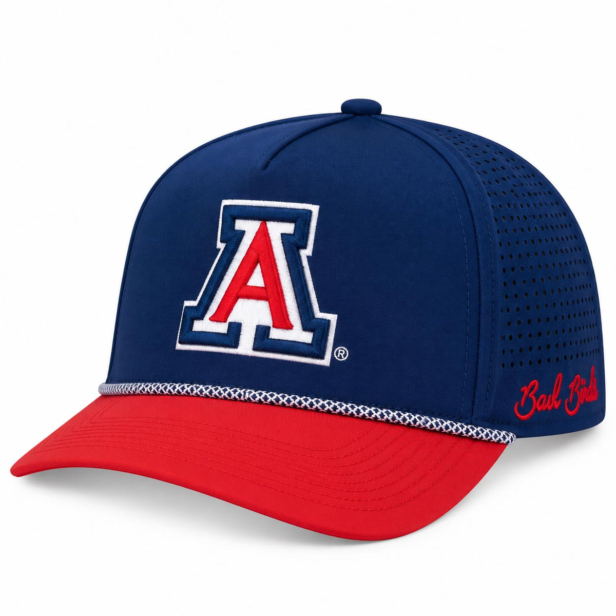 NCAA Arizona Wildcats Bad Birdie Primary Logo Active Adjustable Snapback Hat- Navy