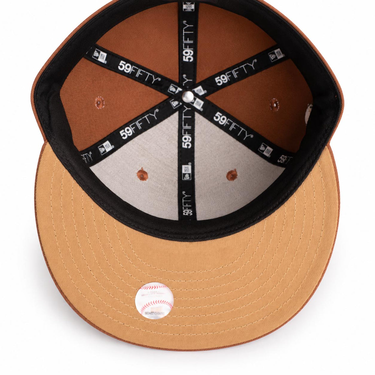 MLB Los Angeles Angels New Era Jolly Roger 59FIFTY Fitted Hat- Brown