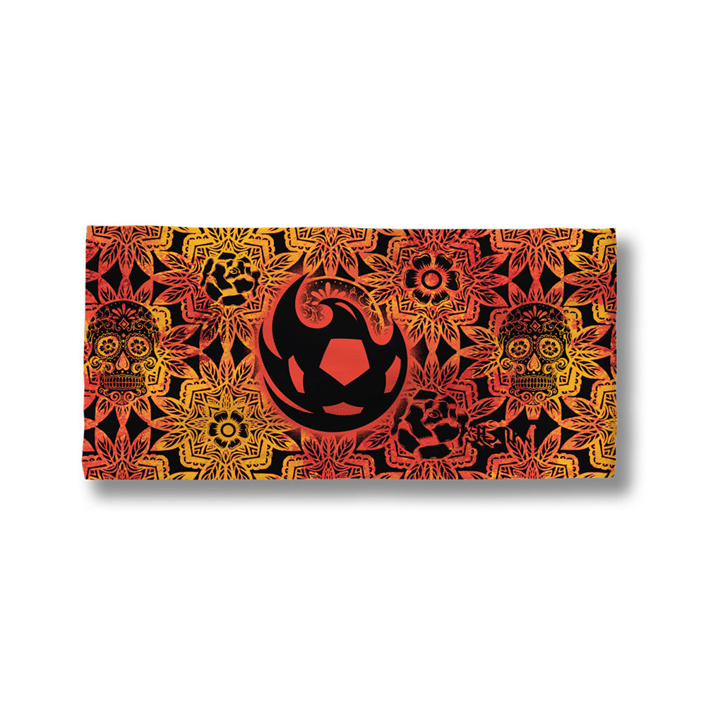 Phoenix Rising JUNK Psychedelic Skull Headband - Red