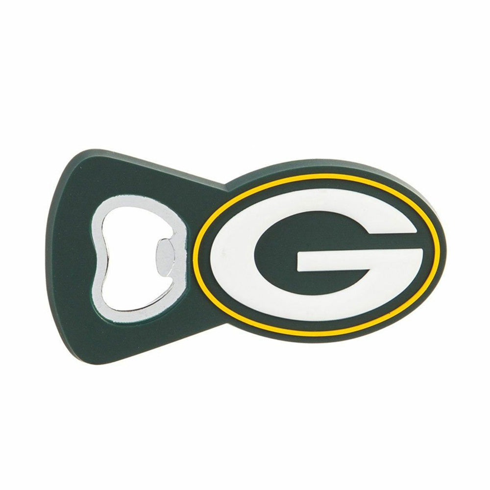 NFL Green Bay Packers Evergreen Magnetic Rubber Bottle Opener