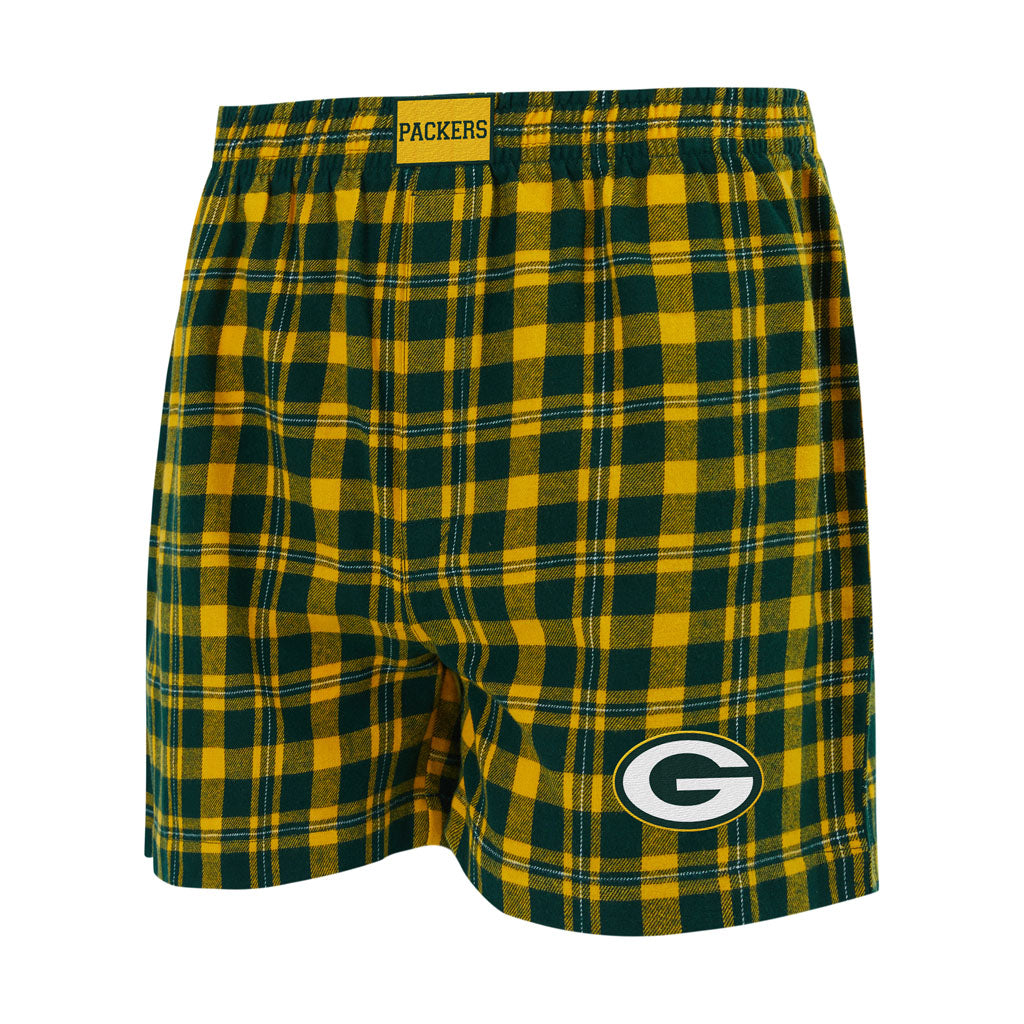 NFL Green Bay Packers Concepts Sport Hawthorn Boxer Shorts - Green