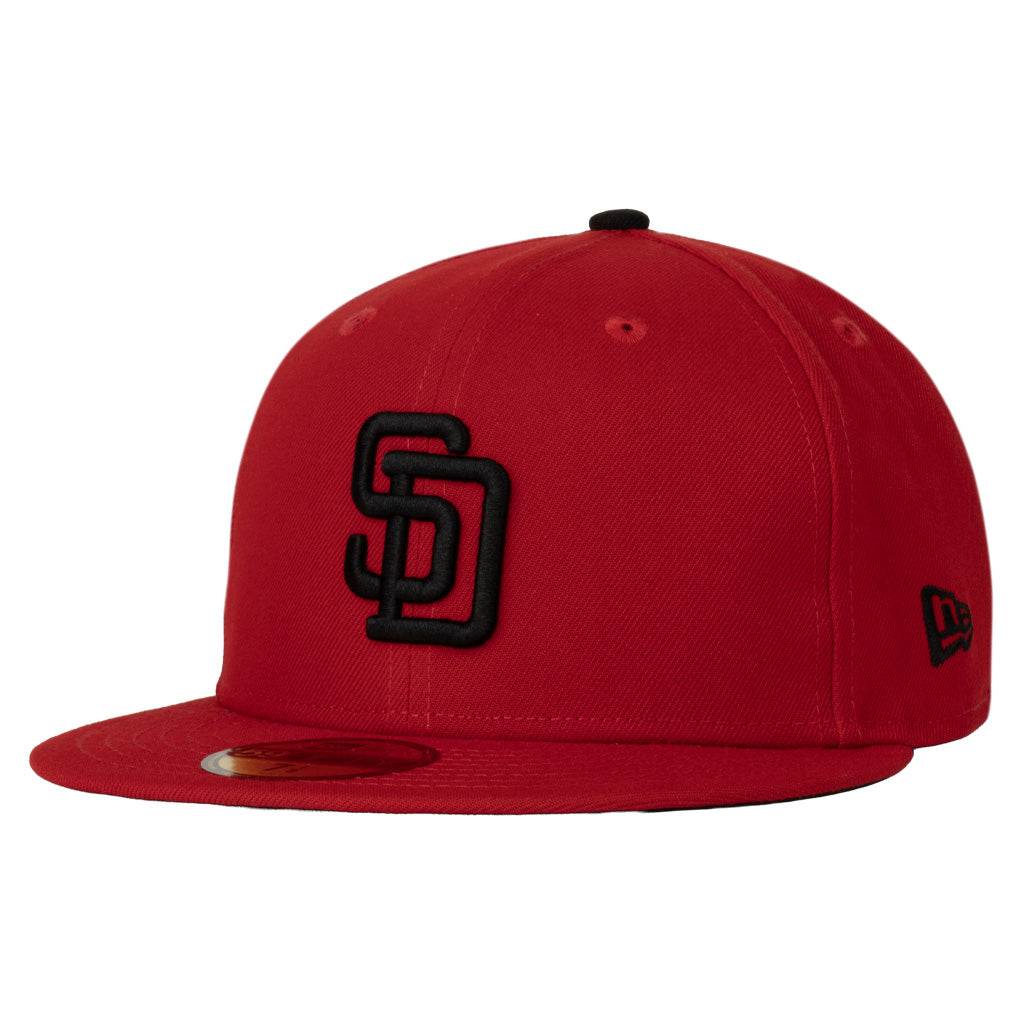 MLB San Diego Padres New Era Crimson 59FIFTY Fitted Hat - Red