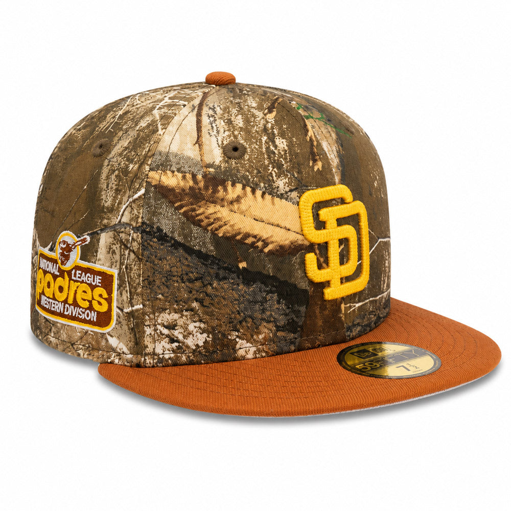 MLB San Diego Padres New Era Team Terrain 59FIFTY Fitted Hat- Real Tree