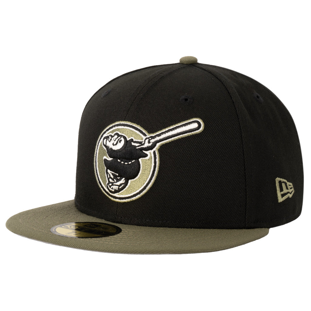 MLB San Diego Padres New Era Midnight Jungle 59FIFTY Fitted Hat - Black