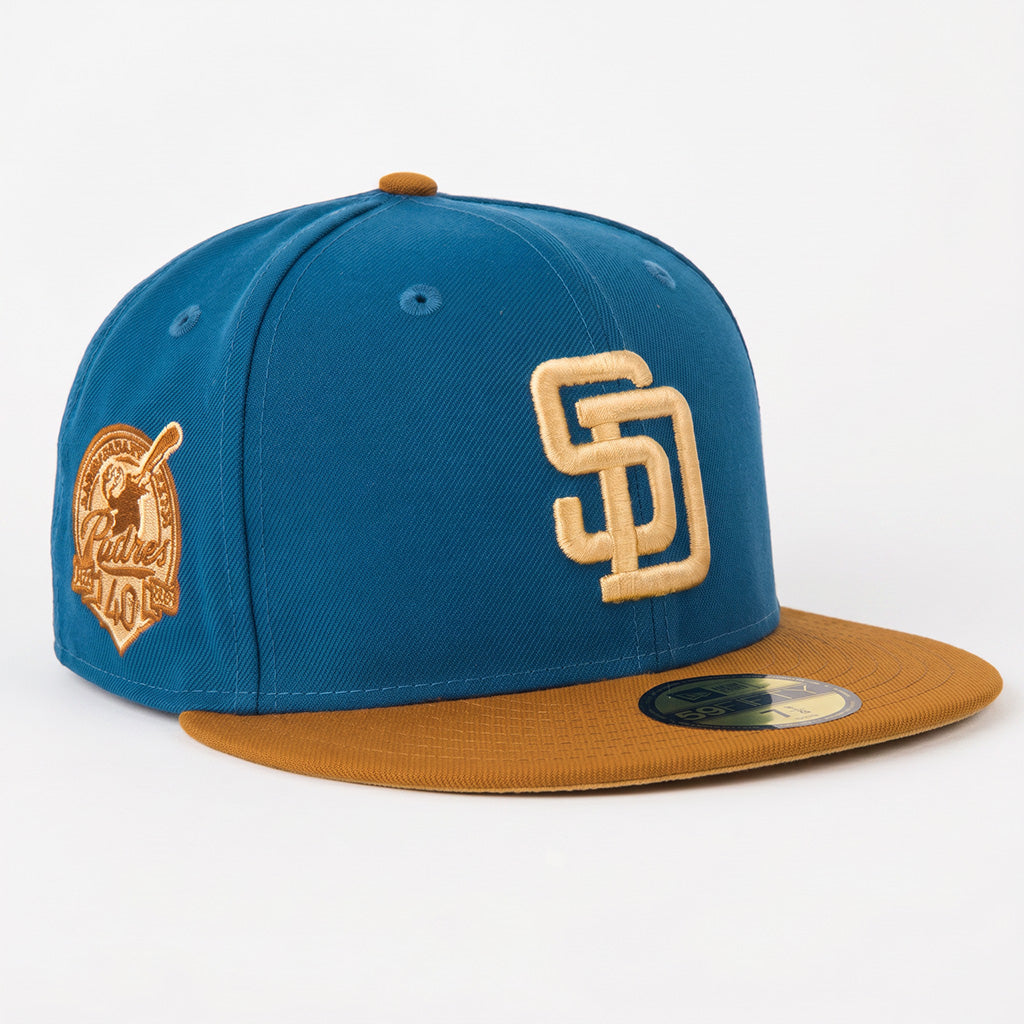 MLB San Diego Padres New Era Rodeo 59FIFTY Fitted Hat- Blue