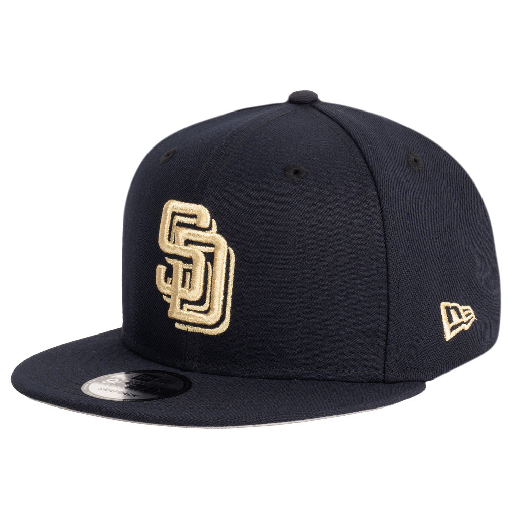 MLB San Diego Padres New Era Royal Merchant 9FIFTY Snapback Hat - Navy