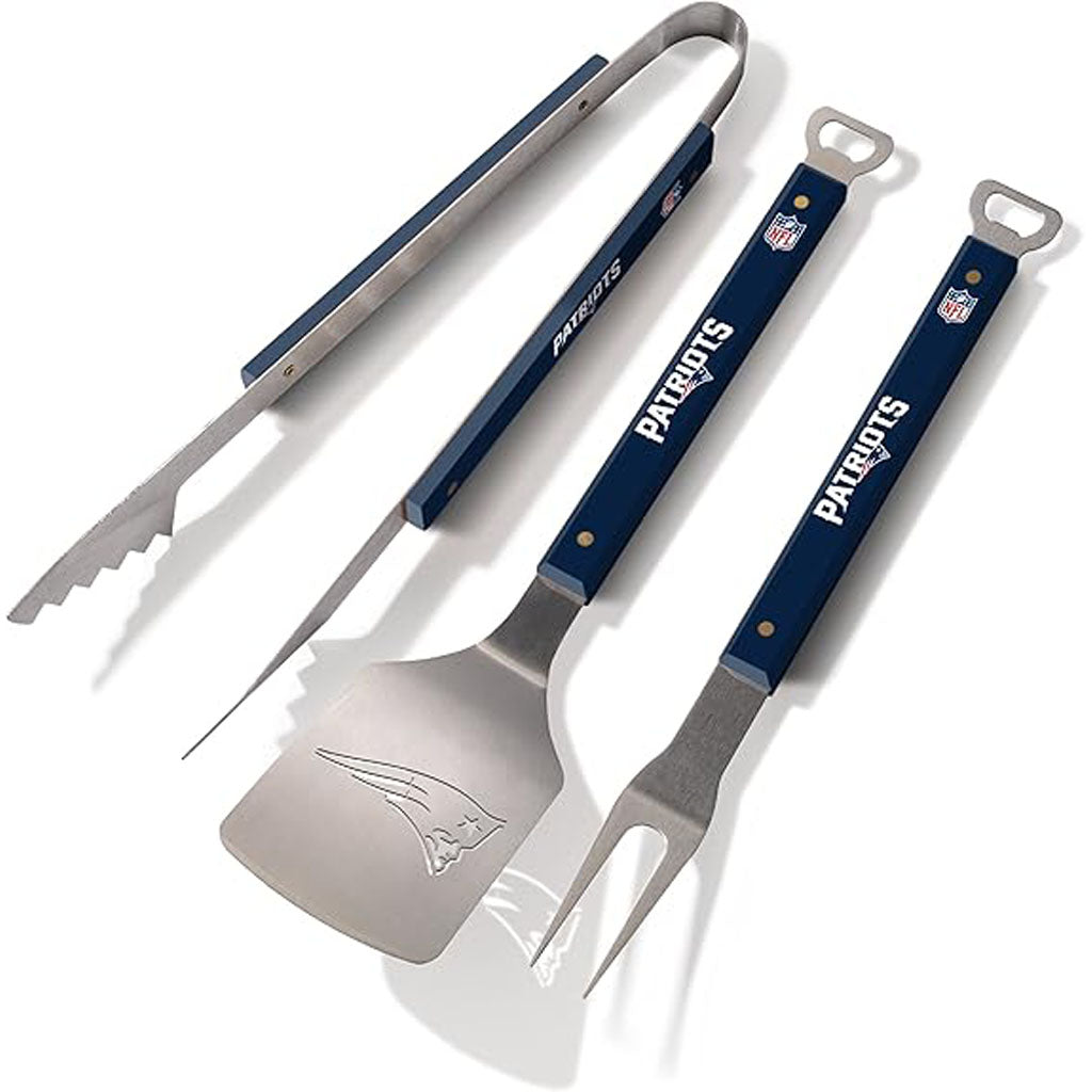 NFL New England Patriots YouTheFan 3-Piece BBQ Set