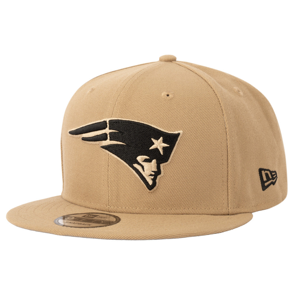 NFL New England Patriots New Era Mocha 9FIFTY Snapback Hat - Khaki
