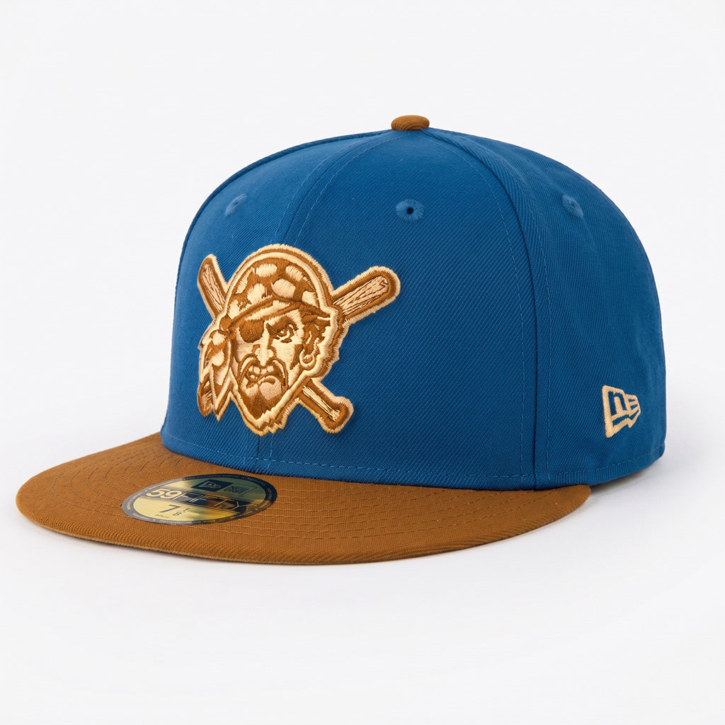 MLB Pittsburgh Pirates New Era Rodeo 59FIFTY Fitted Hat- Blue