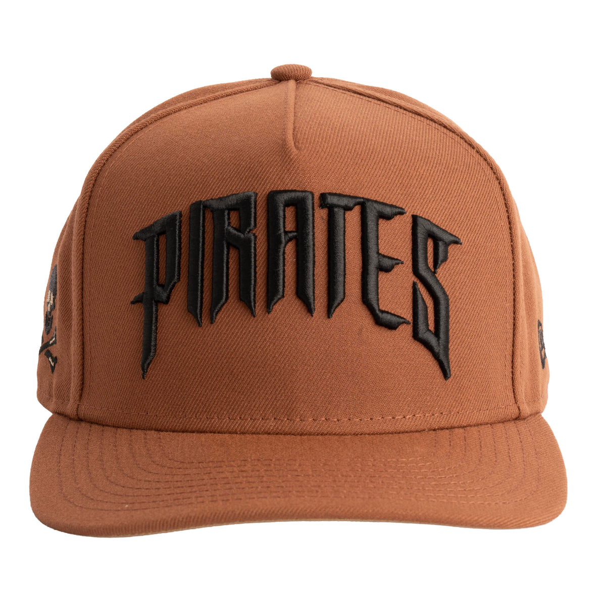 MLB Pittsburgh Pirates New Era Jolly Roger 9FIFTY A-Frame Snapback Hat- Brown