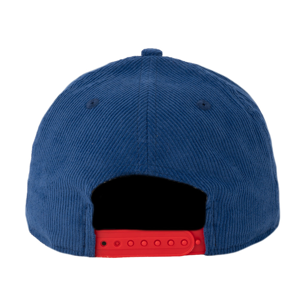 NBA Detroit Pistons New Era All Corduroy 9FIFTY A-Frame Snapback Hat - Navy