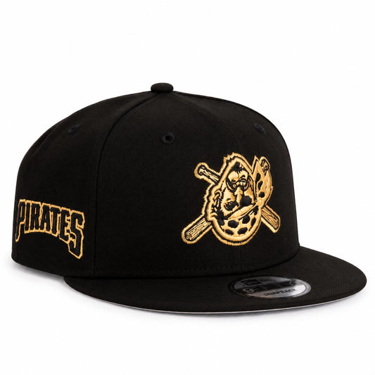 MLB Pittsburgh Pirates New Era Gold Digger 9FIFTY Snapback Hat- Black