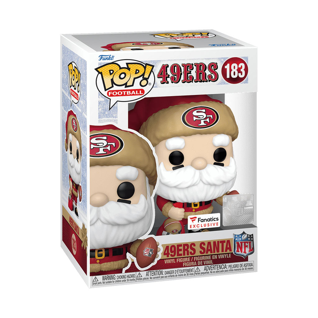 NFL San Francisco 49ers Funko Santa Claus Pop! Vinyl Figure