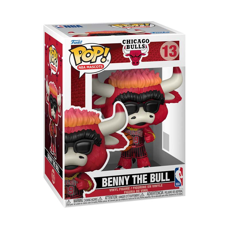 NBA Chicago Bulls Benny The Bull Funko Pop! Mascot Vinyl Figure