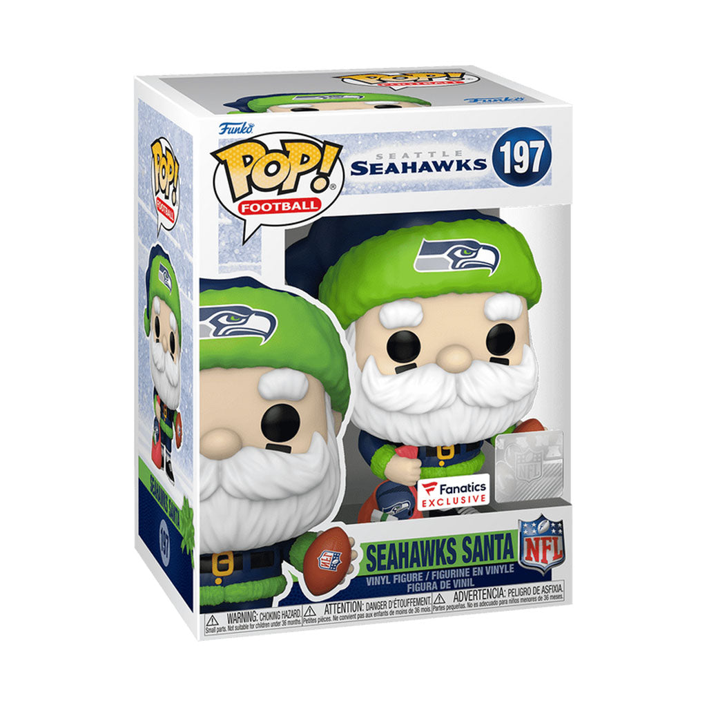 MFL Seattle Seahawks Funko Santa Claus Pop! Vinyl Figure