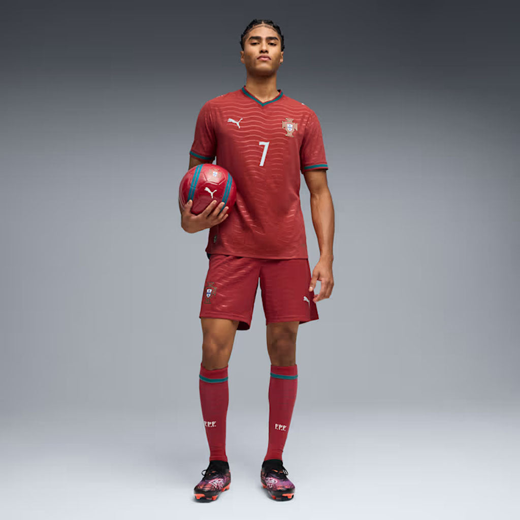 Portugal National Team Cristiano Ronaldo Puma 2026 Home Authentic Jersey - Red