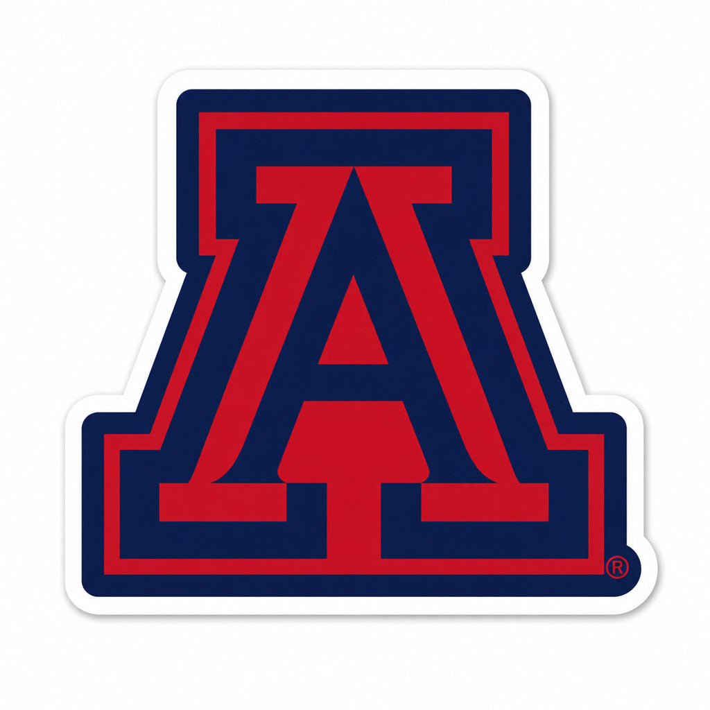 NCAA Arizona Wildcats Primary Tonal 3.5" Rugged Sticker