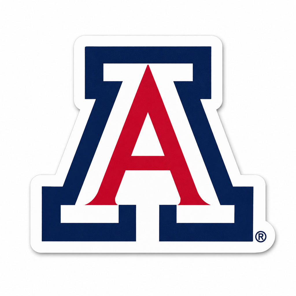 NCAA Arizona Wildcats Primary 3.5" Rugged Sticker