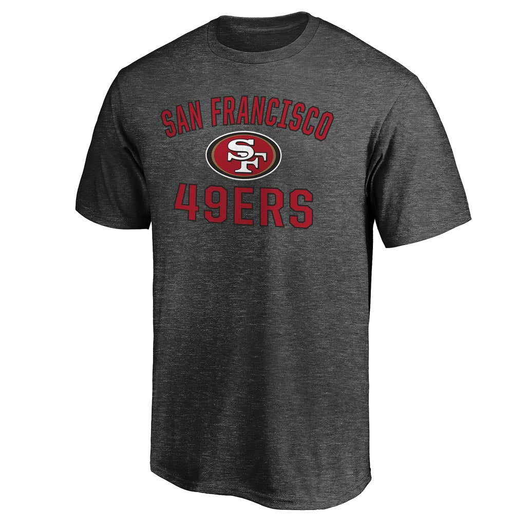 NFL San Francisco 49ers Fanatics Victory Arch T-Shirt - Charcoal
