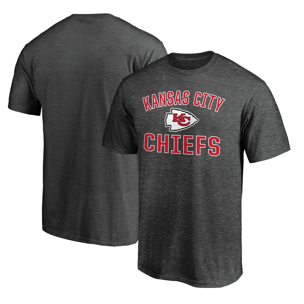 NFL Kansas City Chiefs Fanatics Victory Arch T-Shirt - Charcoal