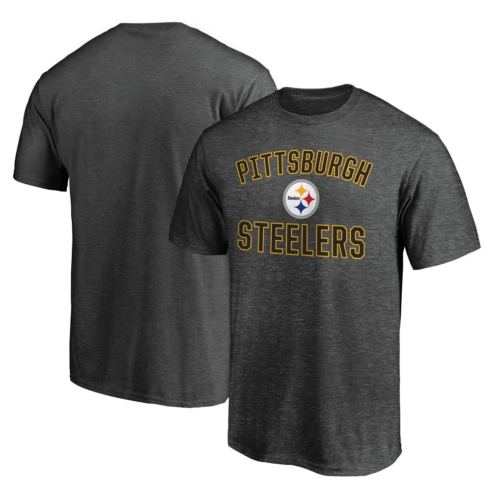 NFL Pittsburgh Steelers Fanatics Victory Arch T-Shirt - Charcoal