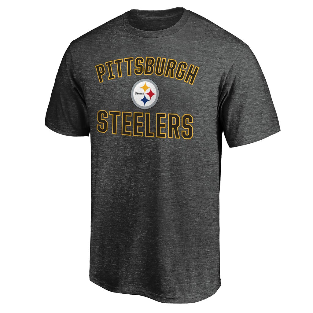NFL Pittsburgh Steelers Fanatics Victory Arch T-Shirt - Charcoal