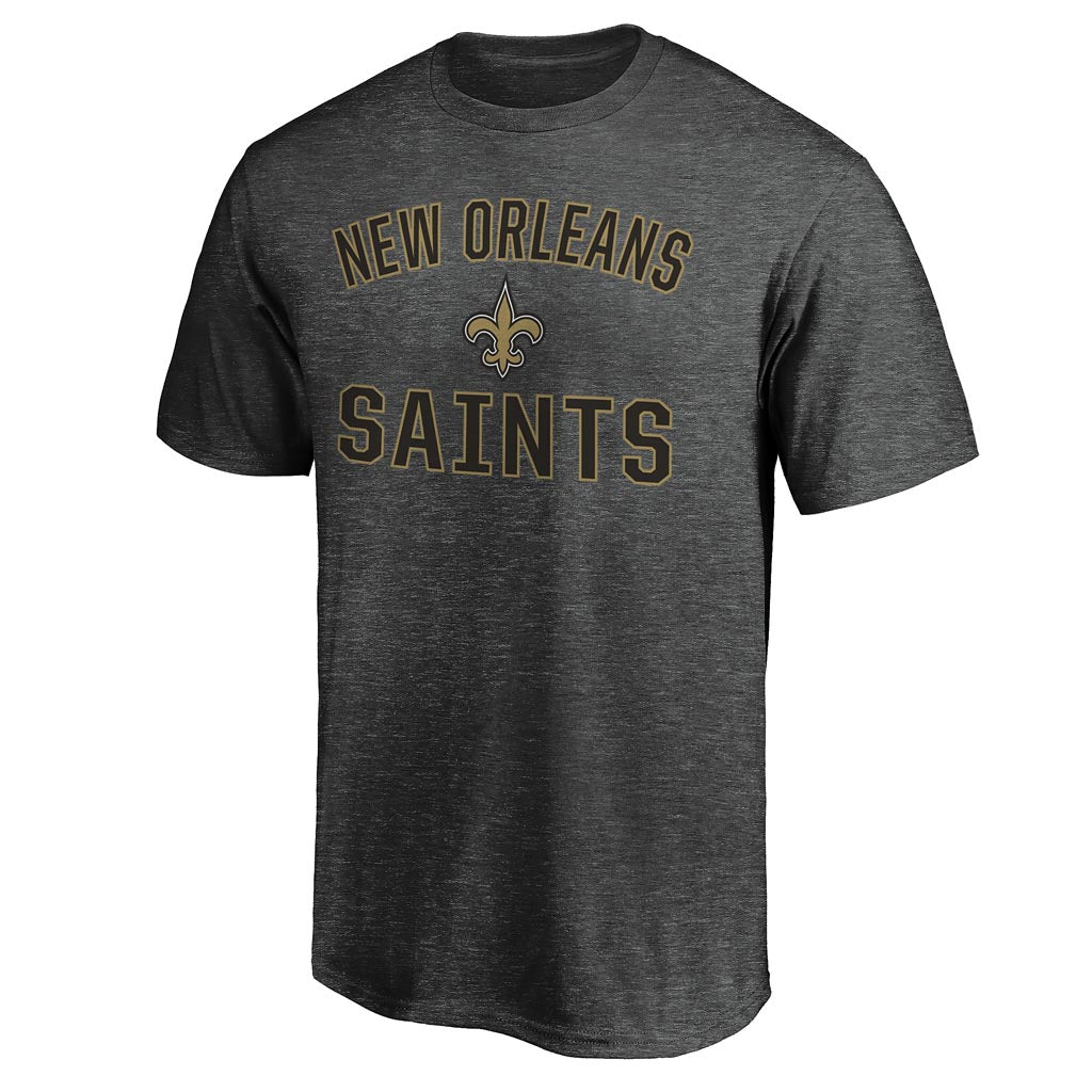 NFL New Orleans Saints Fanatics Victory Arch T-Shirt - Charcoal