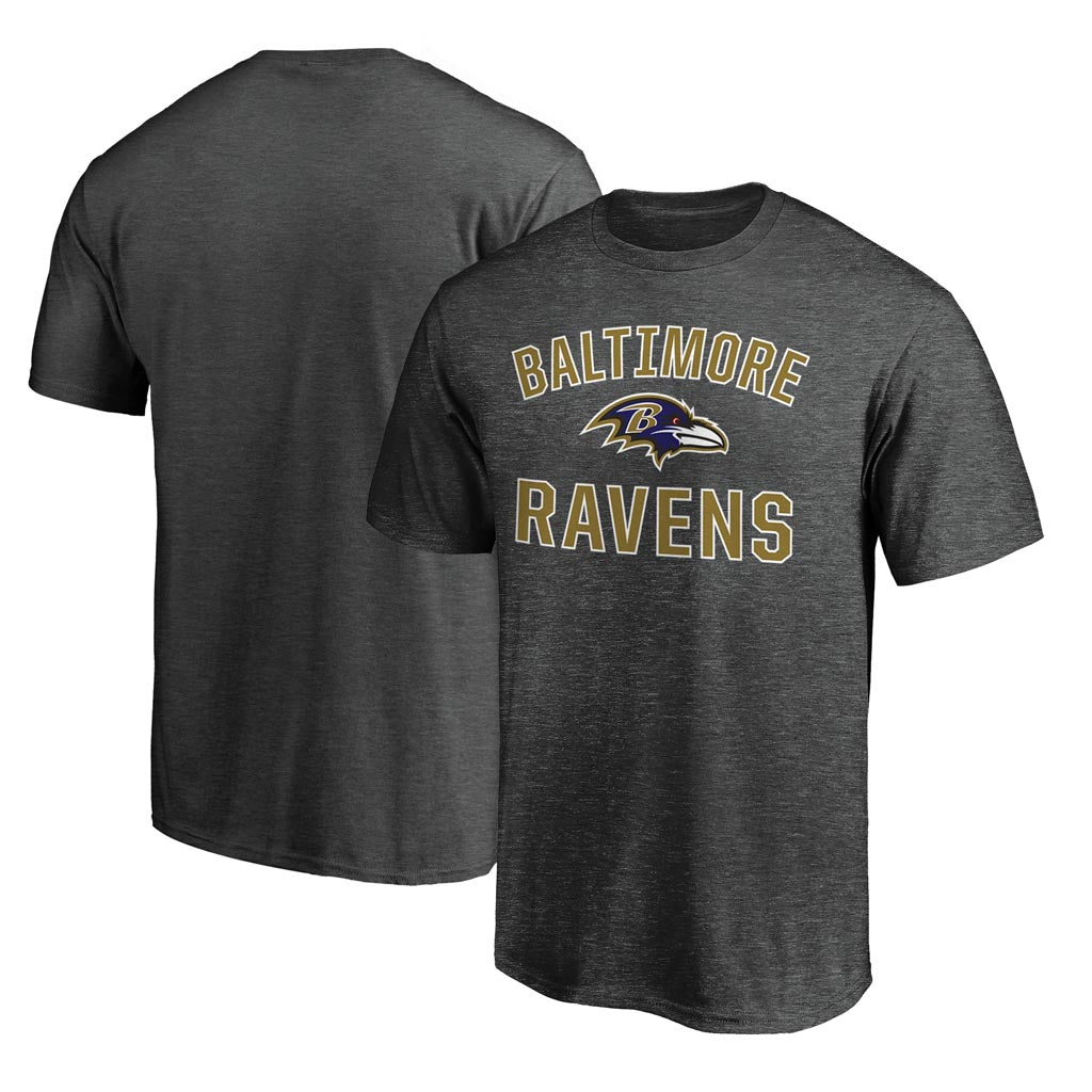 NFL Baltimore Ravens Fanatics Victory Arch T-Shirt - Charcoal