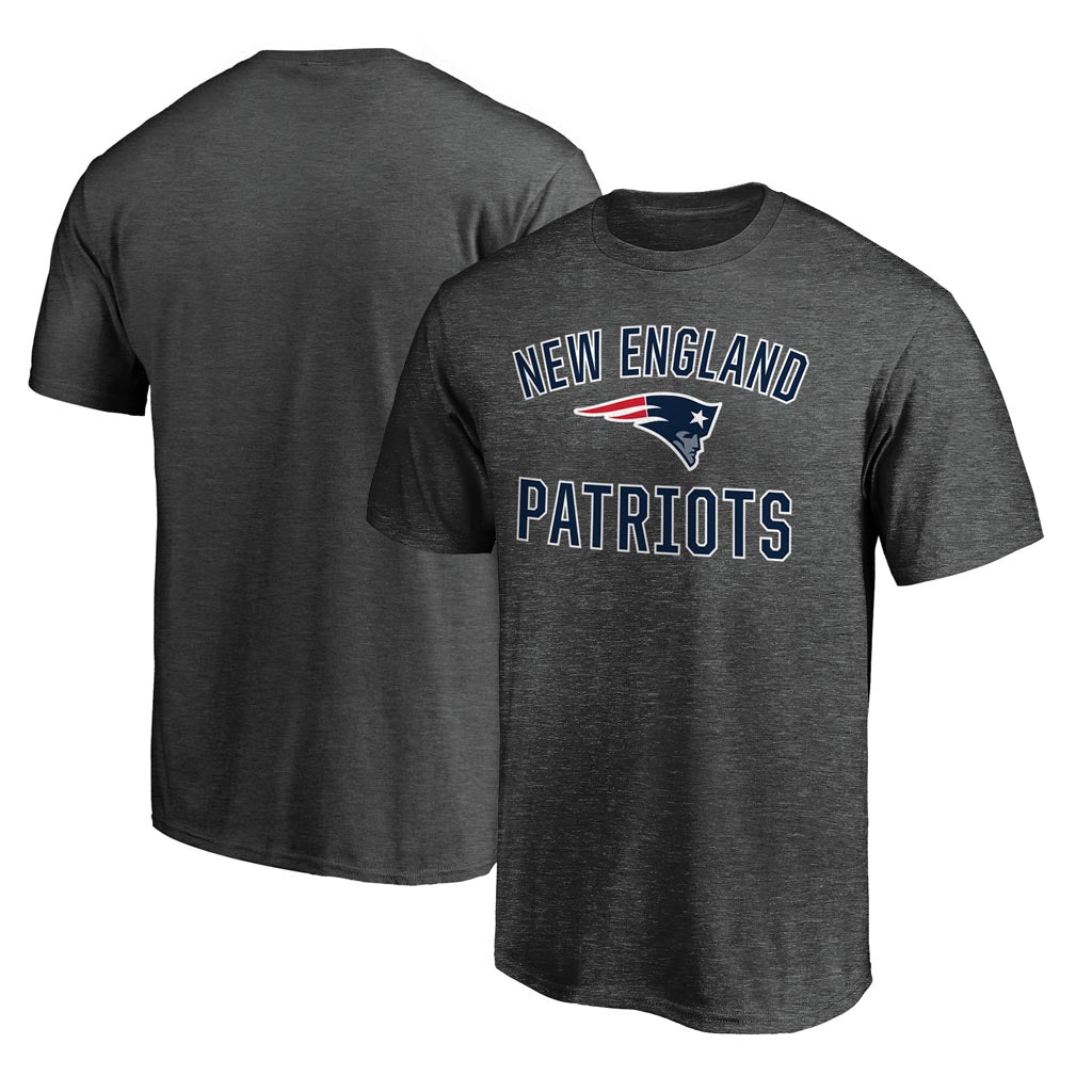 NFL New England Patriots Fanatics Victory Arch T-Shirt - Charcoal