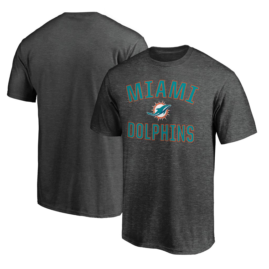 NFL Miami Dolphins Fanatics Victory Arch T-Shirt - Charcoal