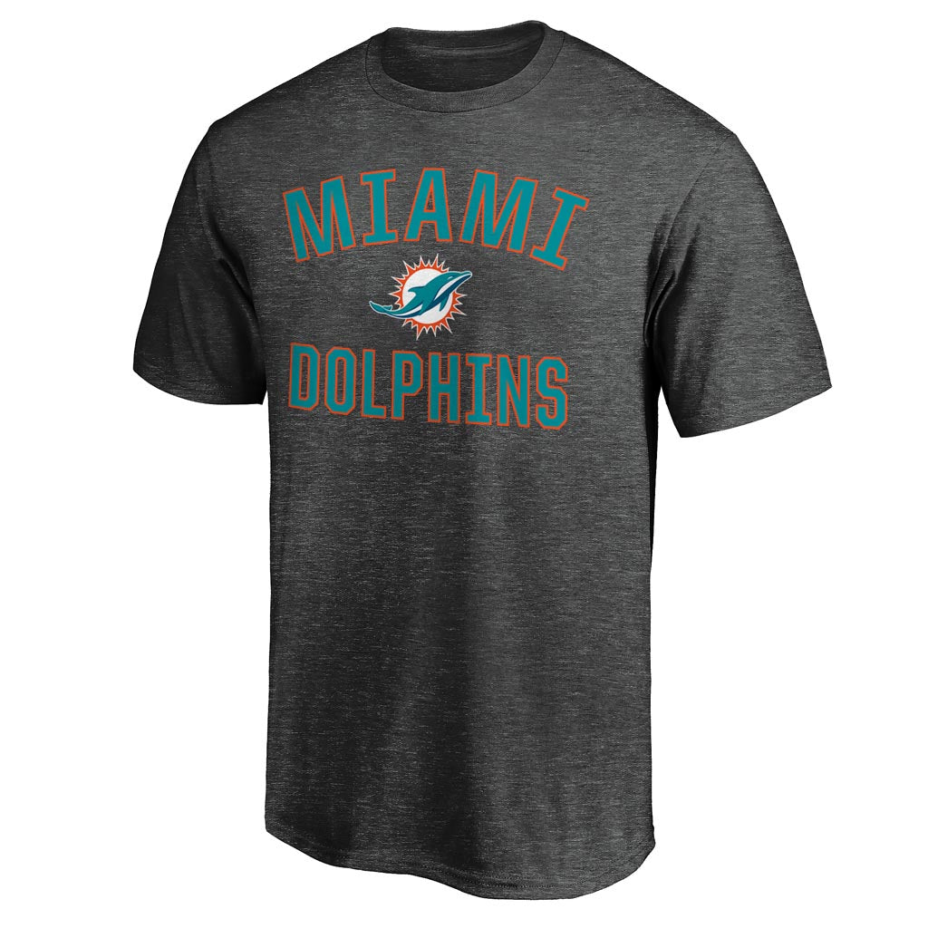 NFL Miami Dolphins Fanatics Victory Arch T-Shirt - Charcoal