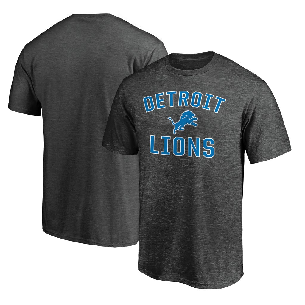 NFL Detroit Lions Fanatics Victory Arch T-Shirt - Charcoal