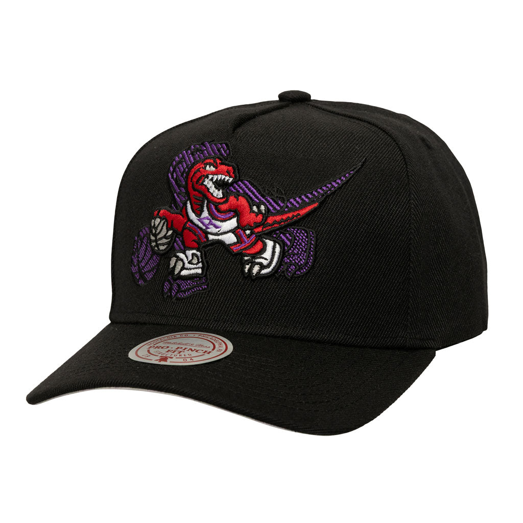 NBA Toronto Raptors Mitchell & Ness Tilted Pro Snapback Hat - Black