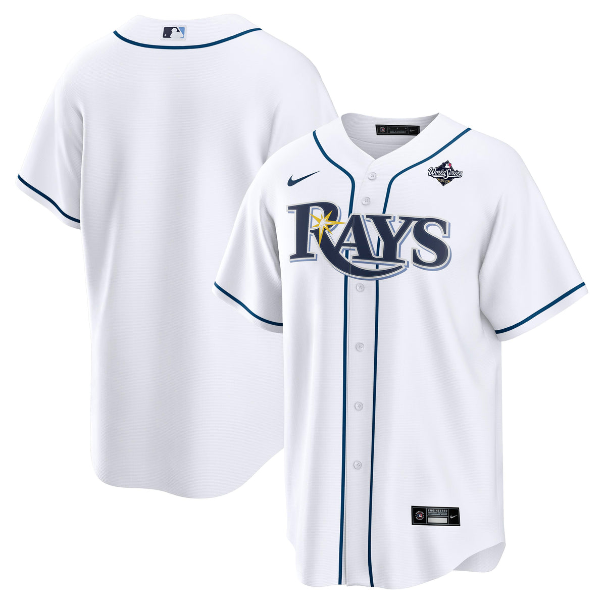 MLB Tampa Bay Rays Nike 2026 World Series Replica Jersey- White