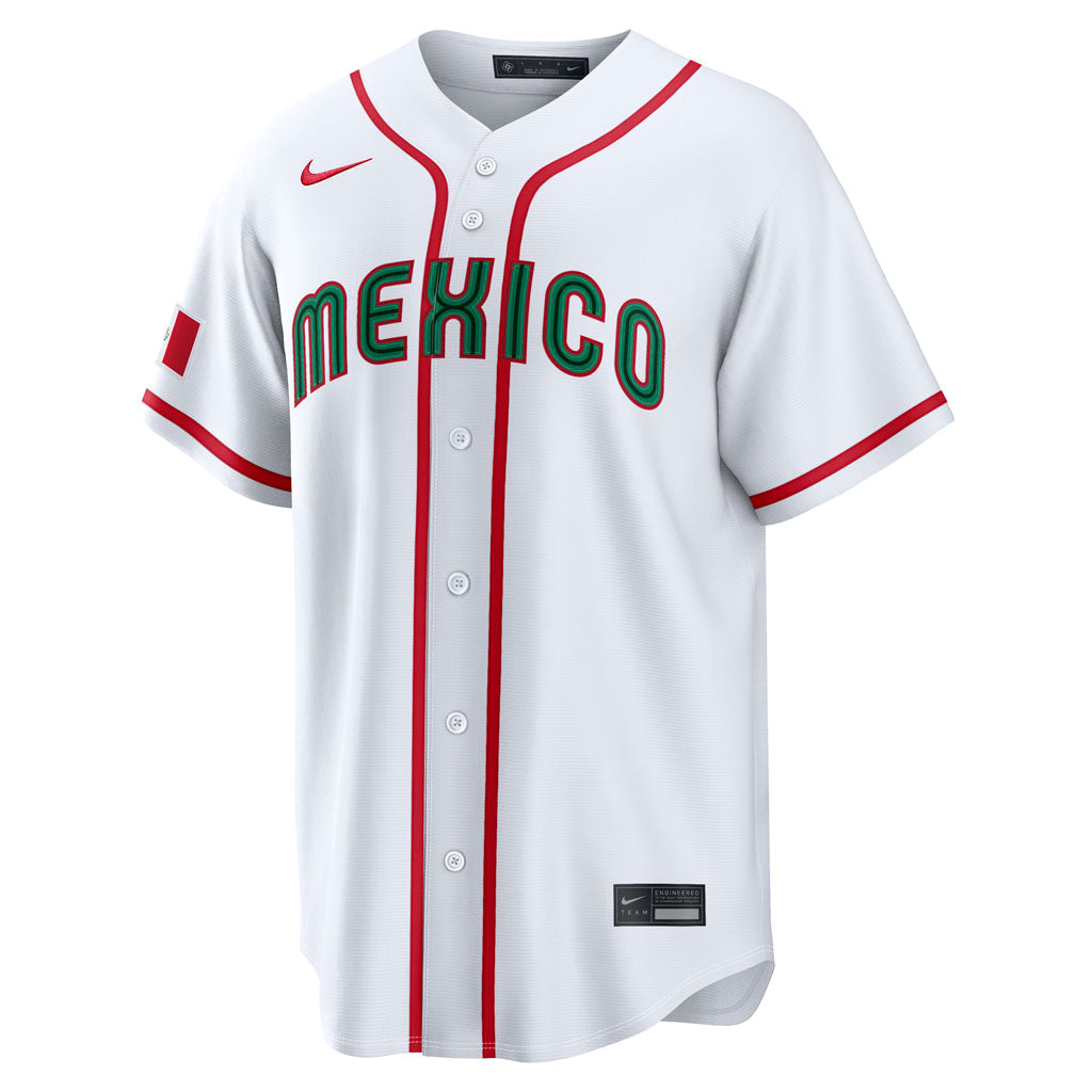 WBC Mexico Nike 2026 Home Stadium Jersey - White