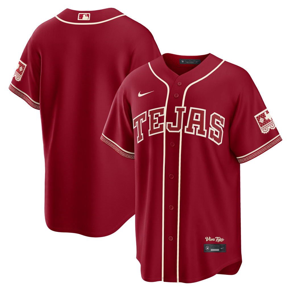 MLB Texas Rangers Nike 2026 City Connect Stadium Jersey - Red