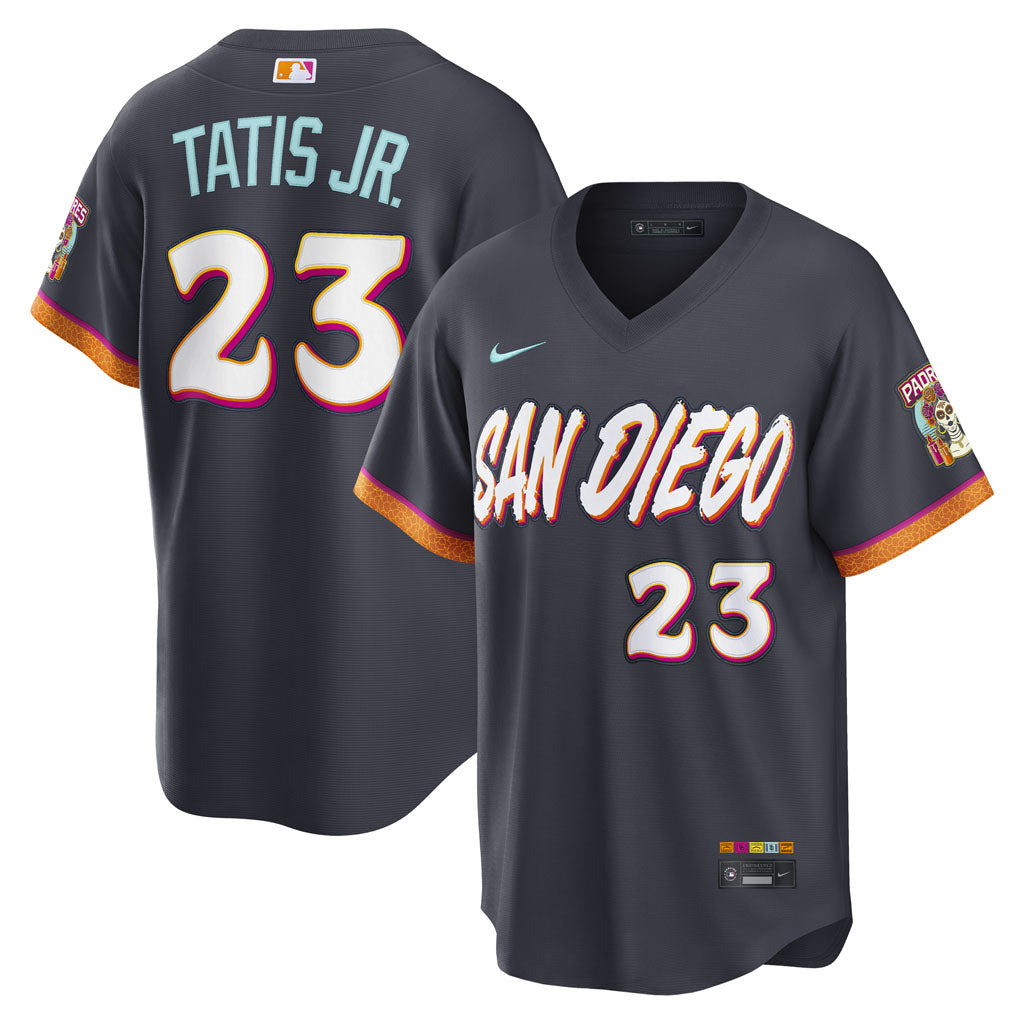 MLB San Diego Padres Fernando Tatís Jr. Nike 2026 City Connect Stadium Jersey - Navy