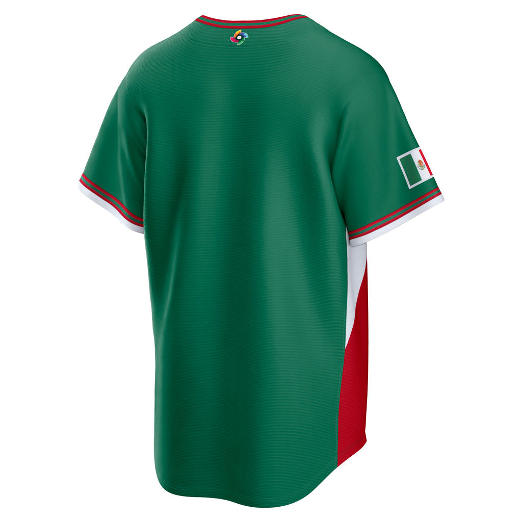 WBC Mexico Nike 2026 Road Stadium Jersey - Green