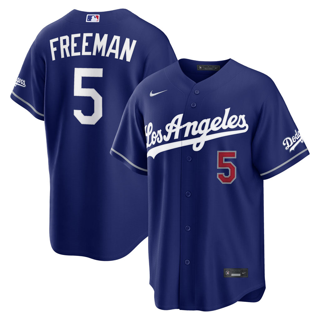 MLB Los Angeles Dodgers Freddie Freeman Nike Alternate Stadium Jersey - Blue