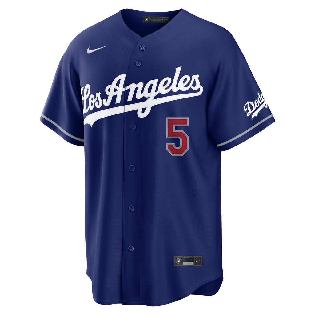 MLB Los Angeles Dodgers Freddie Freeman Nike Alternate Stadium Jersey - Blue